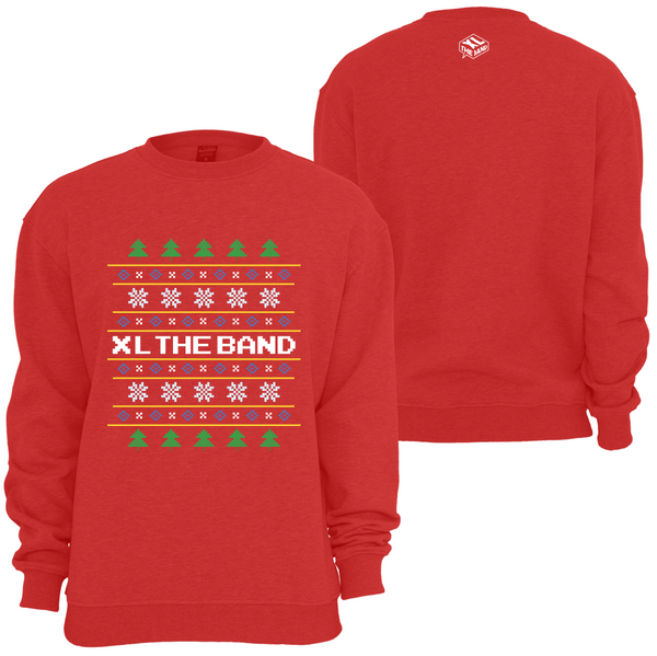 XL The Band holiday crewneck (red)